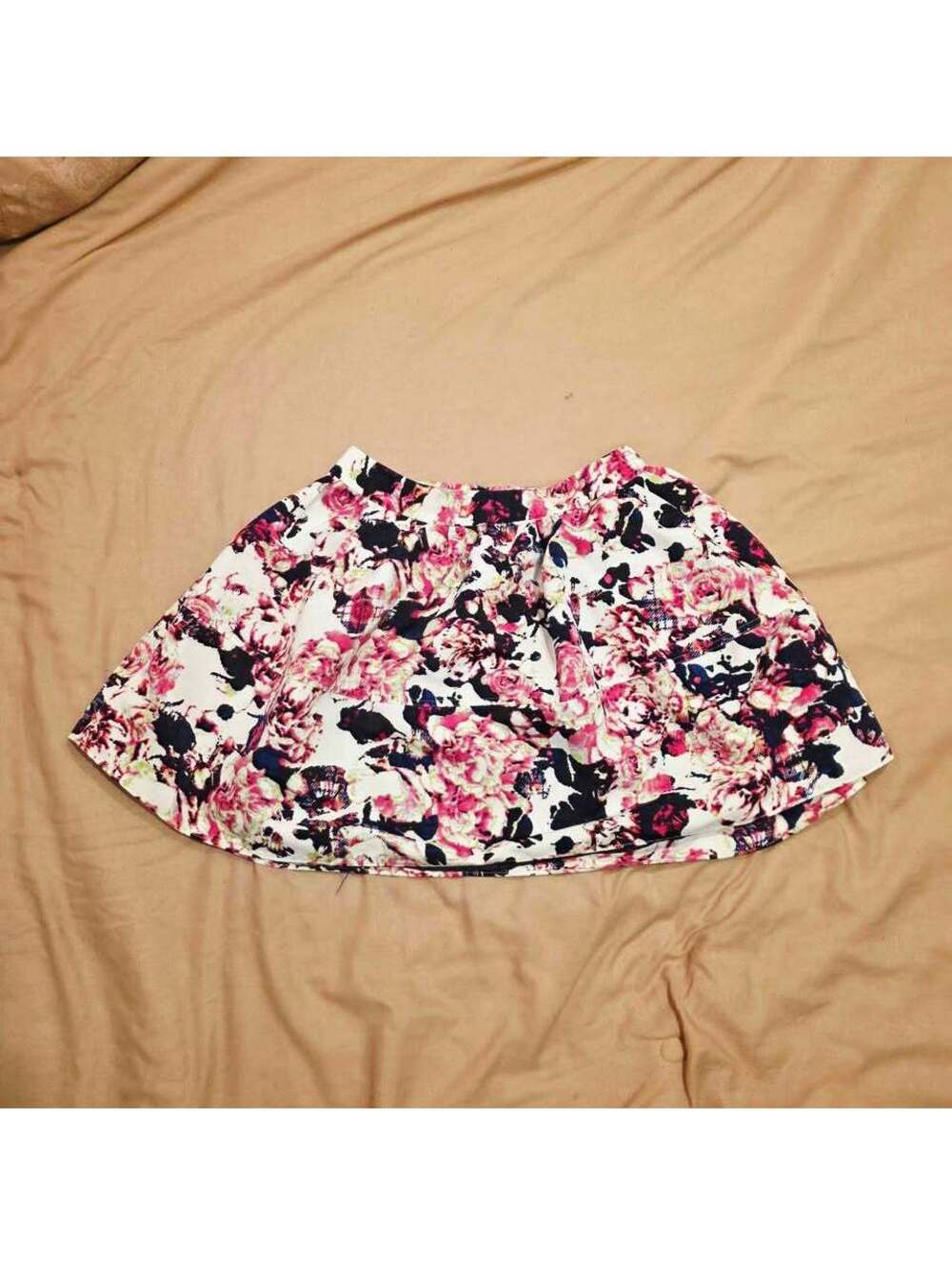 Express Floral Skater Side Pockets Mini Skirt sz 10